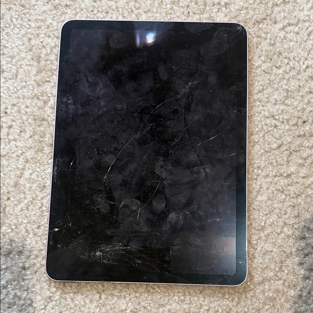Apple Tablet with Black Display